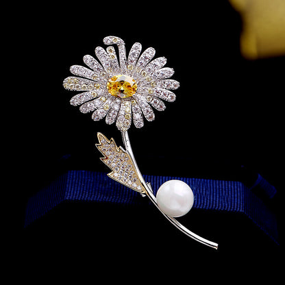 Spilla perla Oro