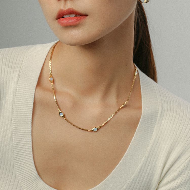 Collana occhio di opale