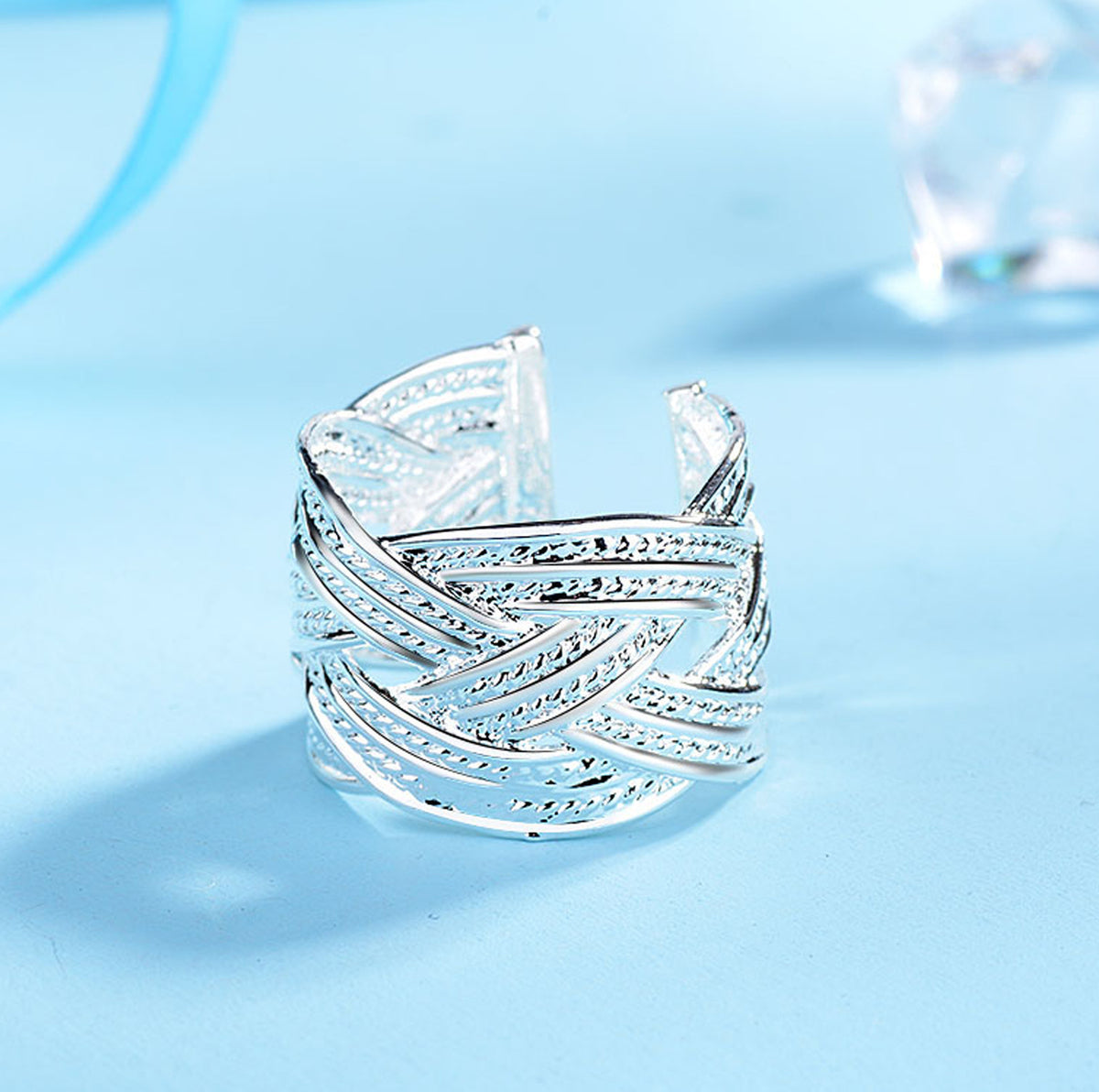 Anello mesh retrò