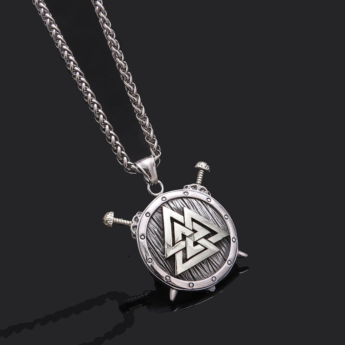 Collana con ciondolo orologio