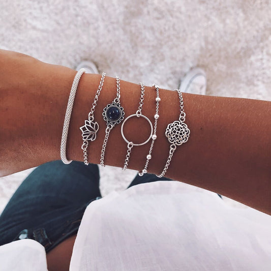 Set braccialetti loto