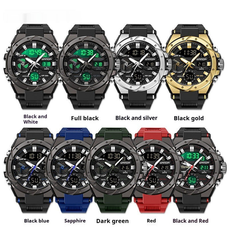Orologio digitale sportivo luminescente