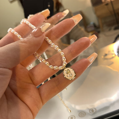 Collana di perle minimal
