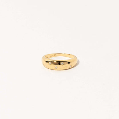 Anello stella argento da donna