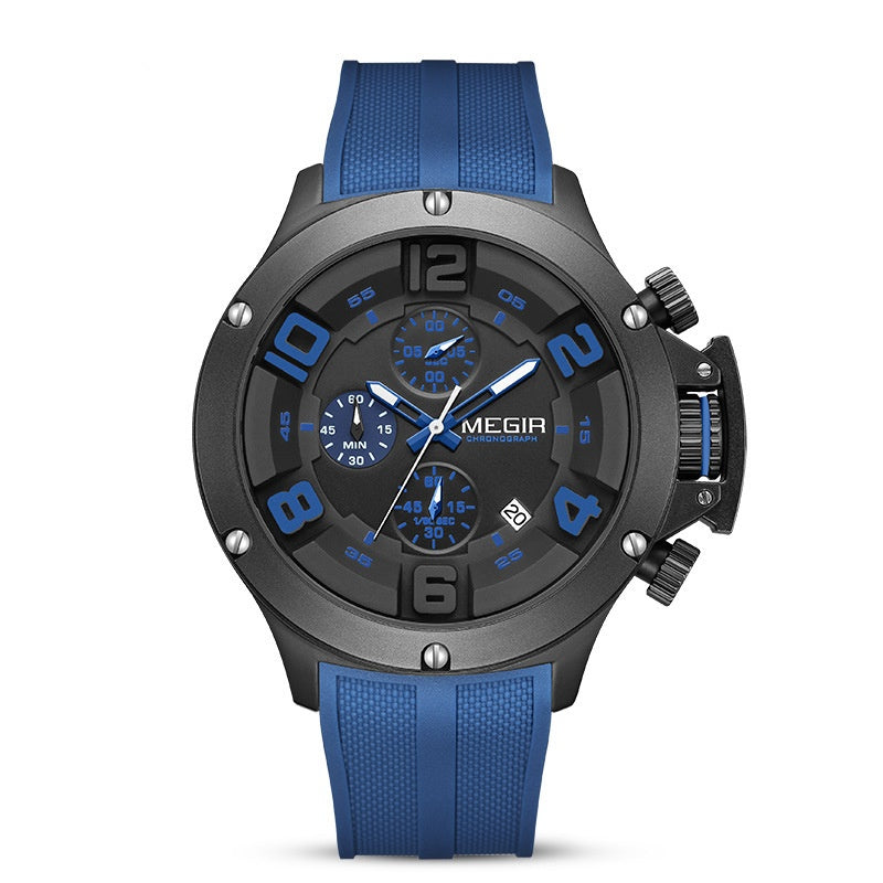 Orologio sportivo cronografo silicone