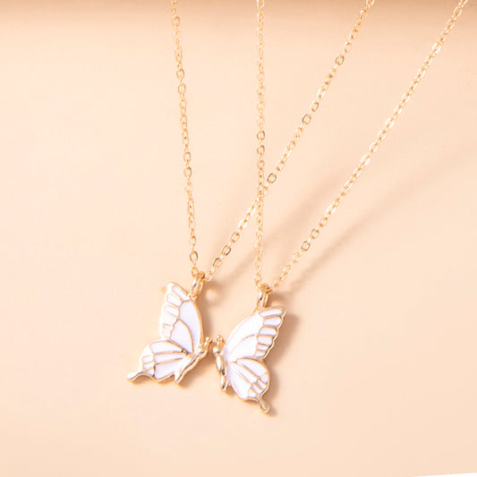 Collana farfalla coppia