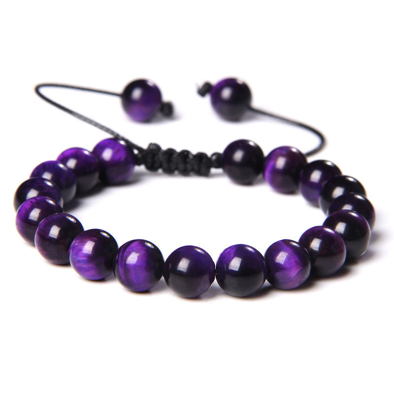 Bracciale occhio di tigre tessuto