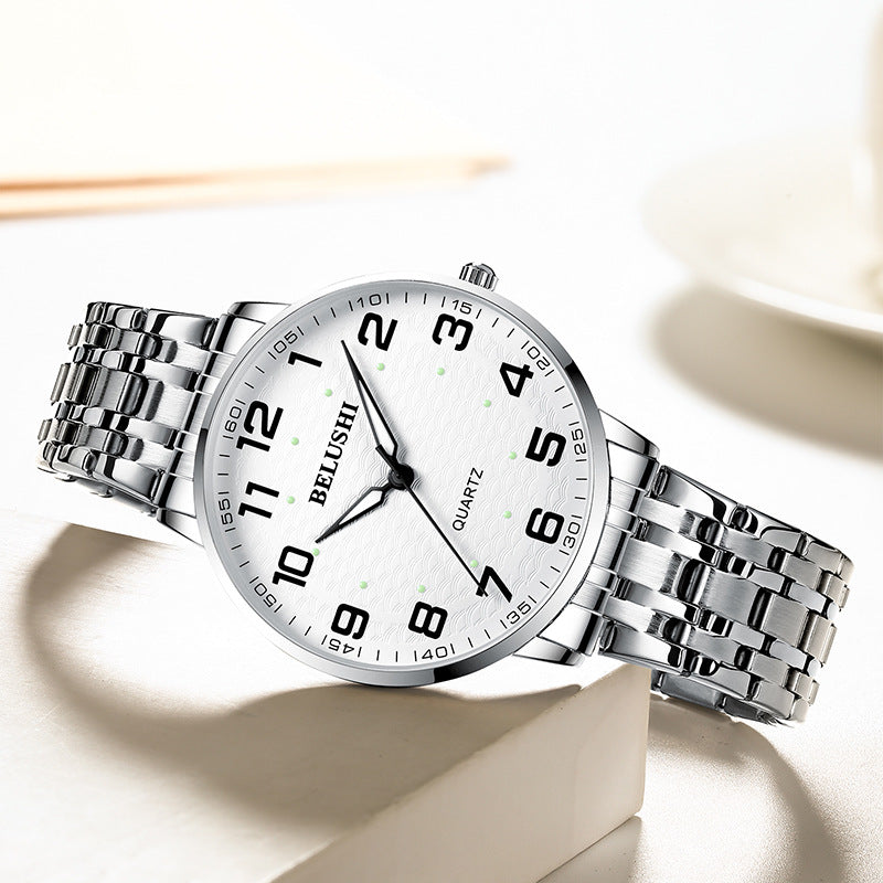 Orologio luminoso impermeabile quarzo