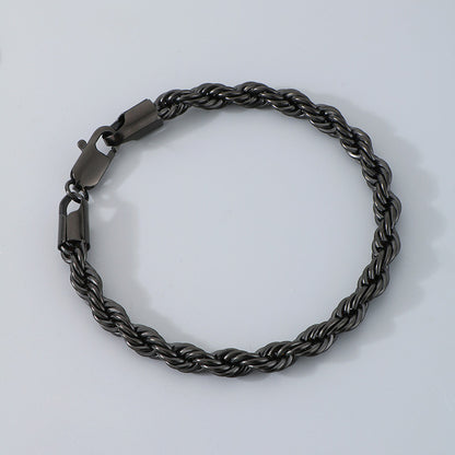 Bracciale catena intrecciata