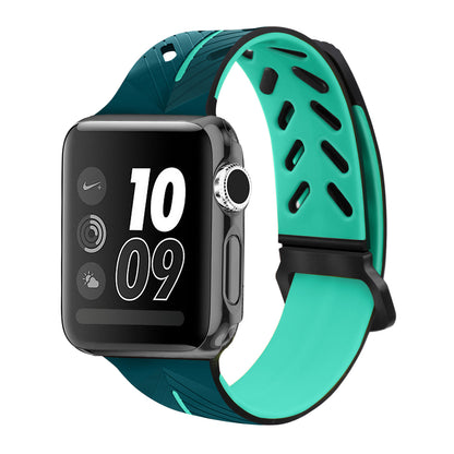 Orologio sportivo bicolore foglia
