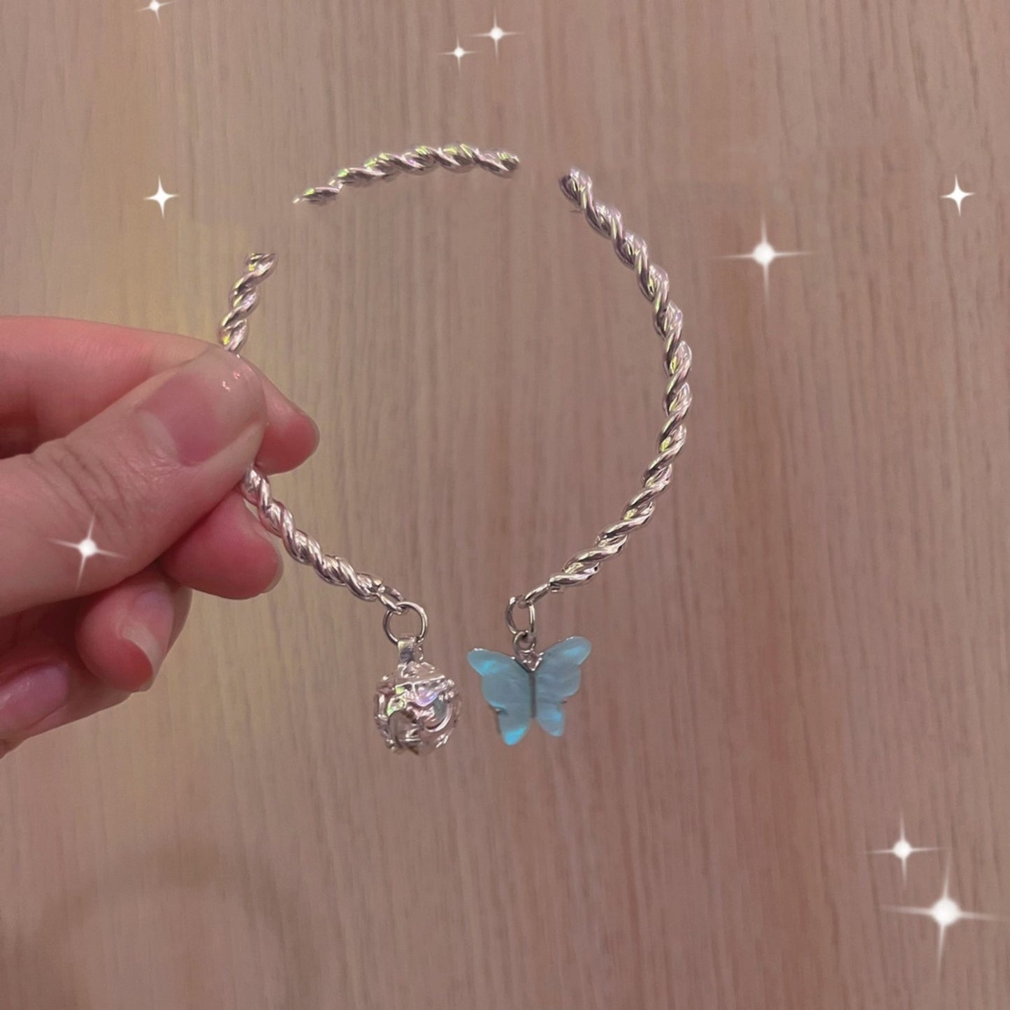 Bracciale campanelle geometriche