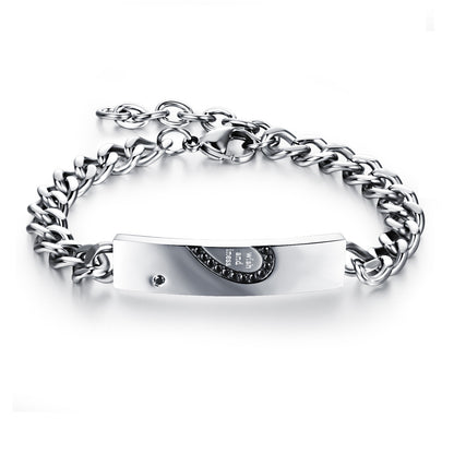 Bracciale coppia titanio