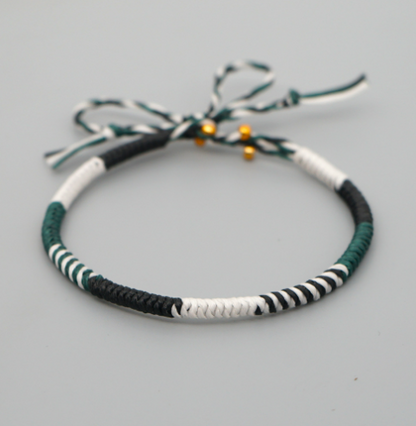 Bracciale natalizio corda