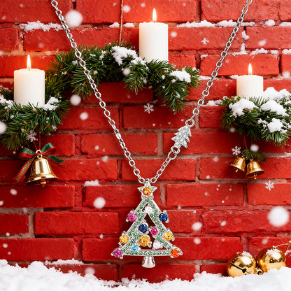 Collana albero di Natale da donna