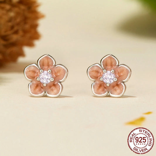 Set orecchini e anello ciliegio