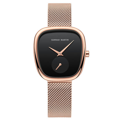 Orologio in acciaio con cinturino mesh