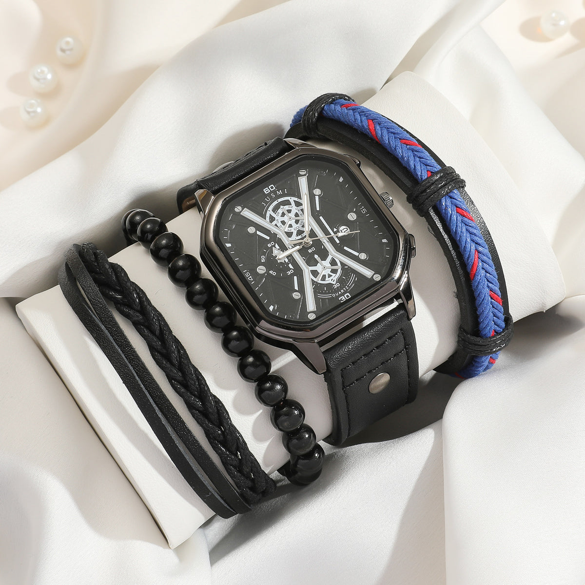 Set orologio e braccialetto quarzo