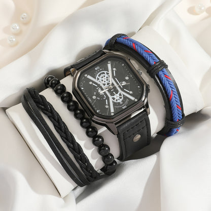 Set orologio e braccialetto quarzo