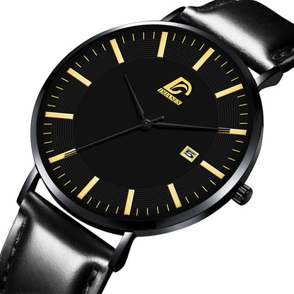 Orologio uomo con calendario cinturino