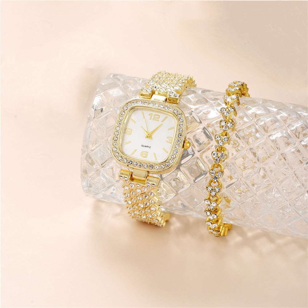 Orologio quadrato braccialetto