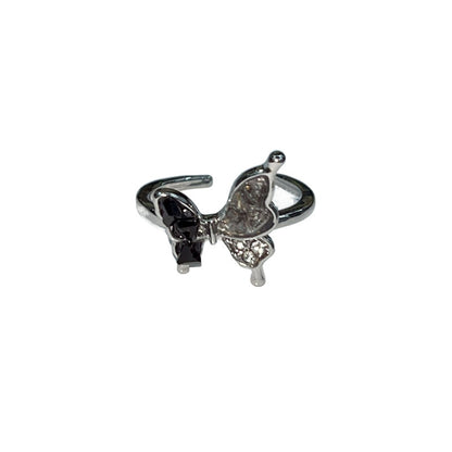 Anello farfalla smaltato retrò