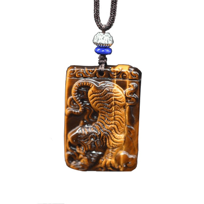 Collana occhio di tigre zodiaco
