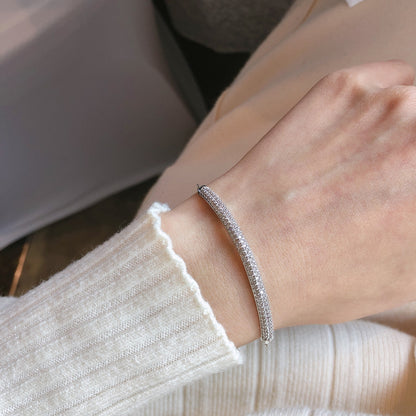 Bracciale zircone tempestato