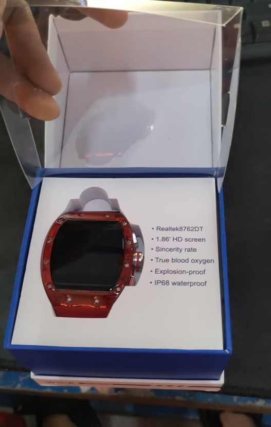Smartwatch display curvo