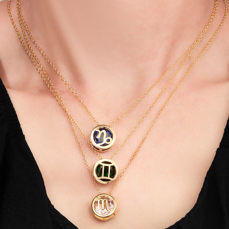 Collana segni zodiacali corta