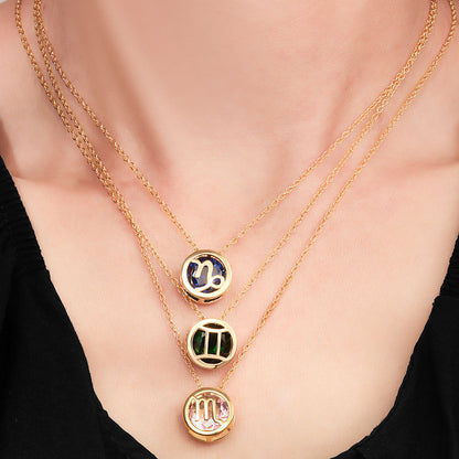 Collana segni zodiacali corta