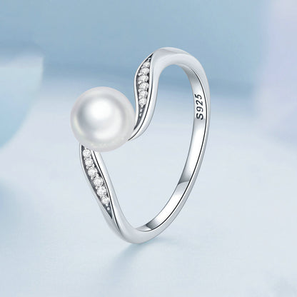 Anello Geometrico Zircone classico