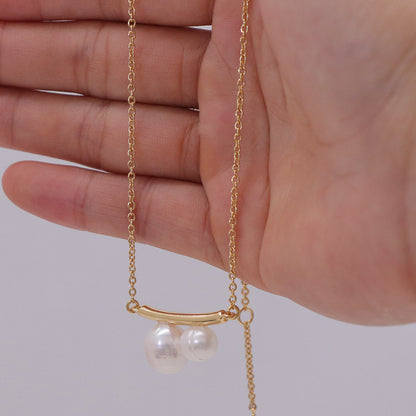 Anello perla d'acqua dolce set
