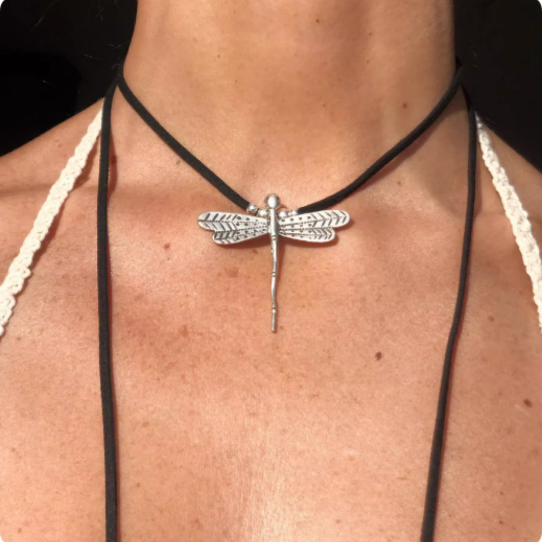 Collana bohemien vintage lunga