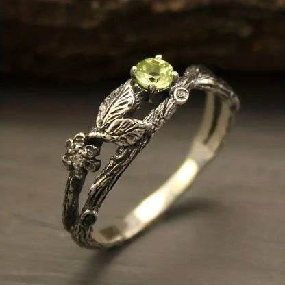 Anello Ramo Zircone