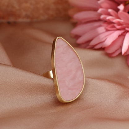 Anello agata resina