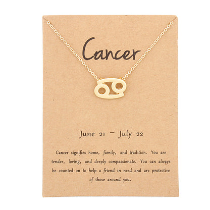 Collana segno zodiacale oro