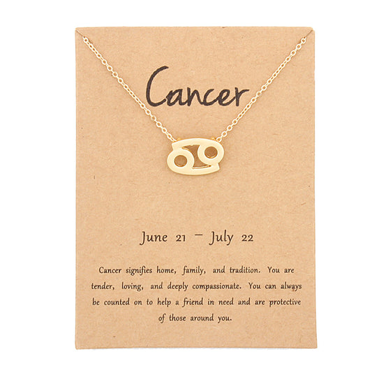 Collana segno zodiacale oro