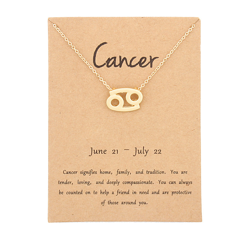 Collana segno zodiacale oro
