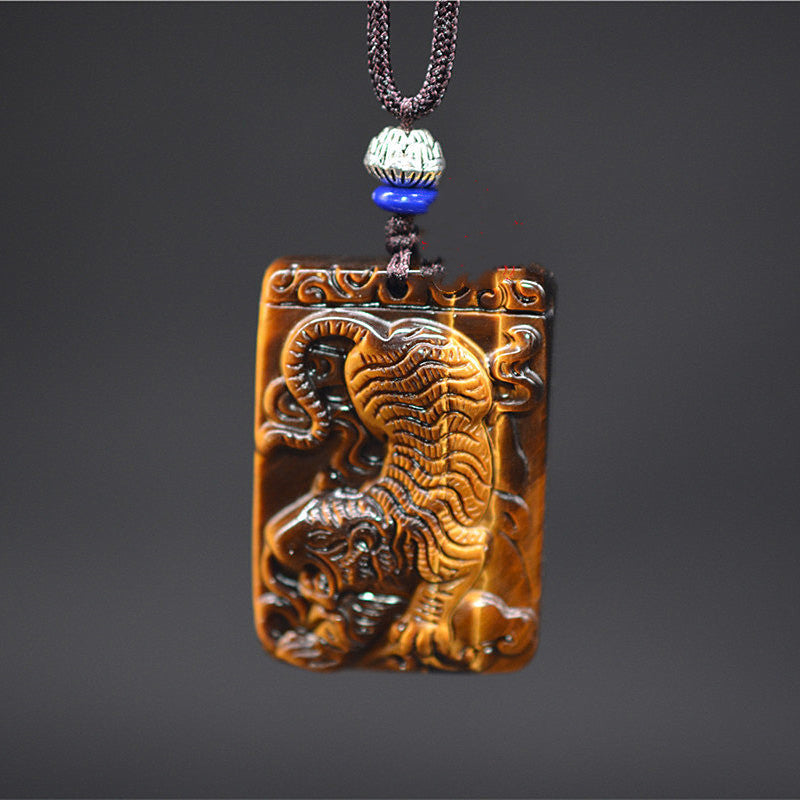 Collana occhio di tigre zodiaco