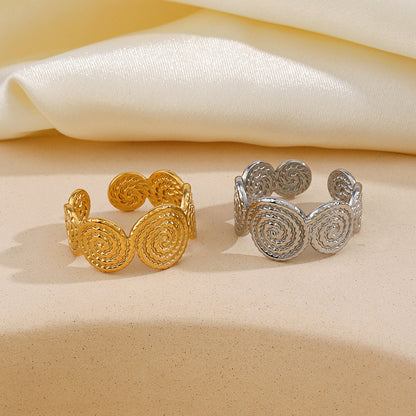 Anello regolabile a spirale