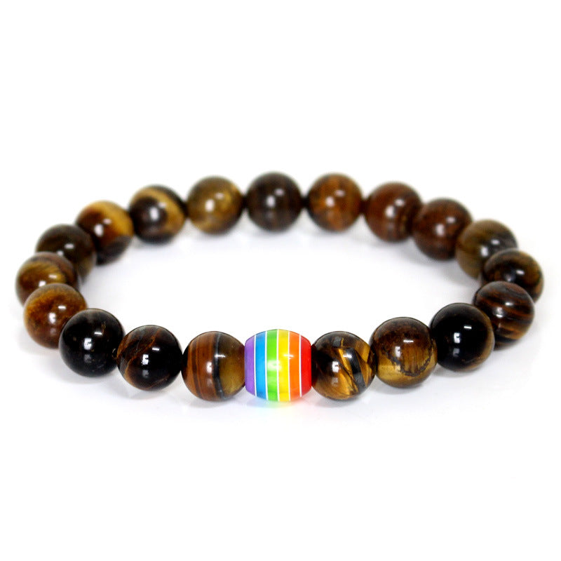Bracciale arcobaleno coppia