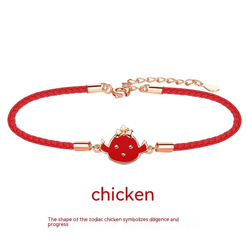 Bracciale rosso zodiaco