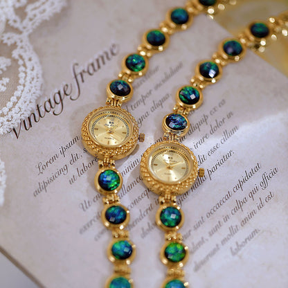 Orologio bracciale malachite