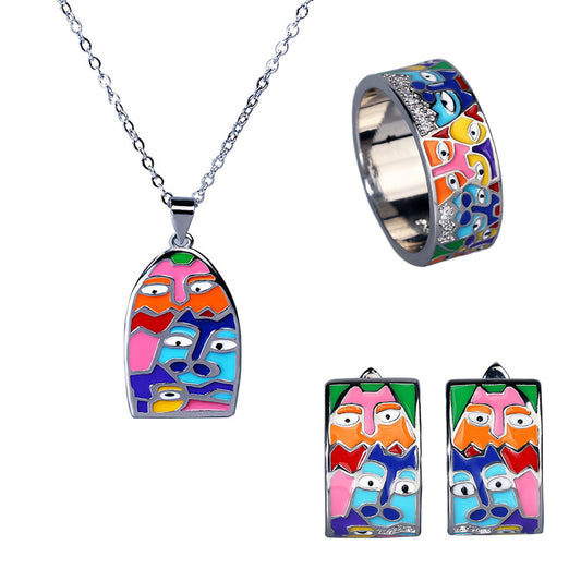 Collana ciondolo cuore resina