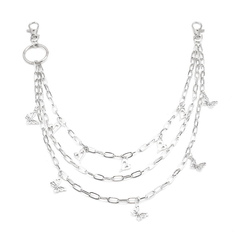 Collana multistrato farfalla