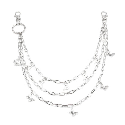 Collana multistrato farfalla