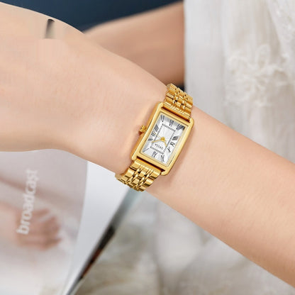 Orologio da donna quadrato acciaio