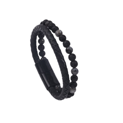 Bracciale occhio di tigre intrecciato