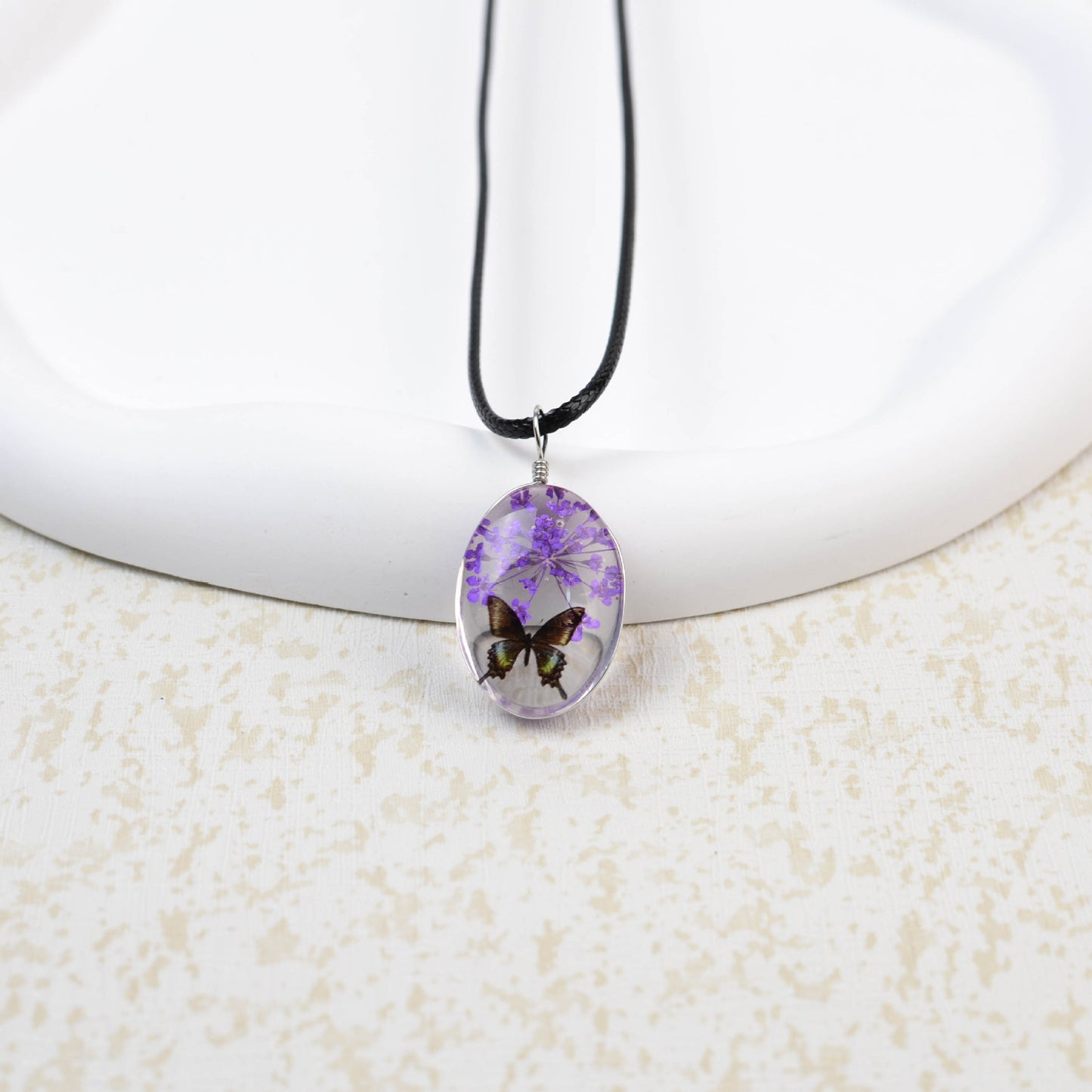 Collana Farfalla e Fiore