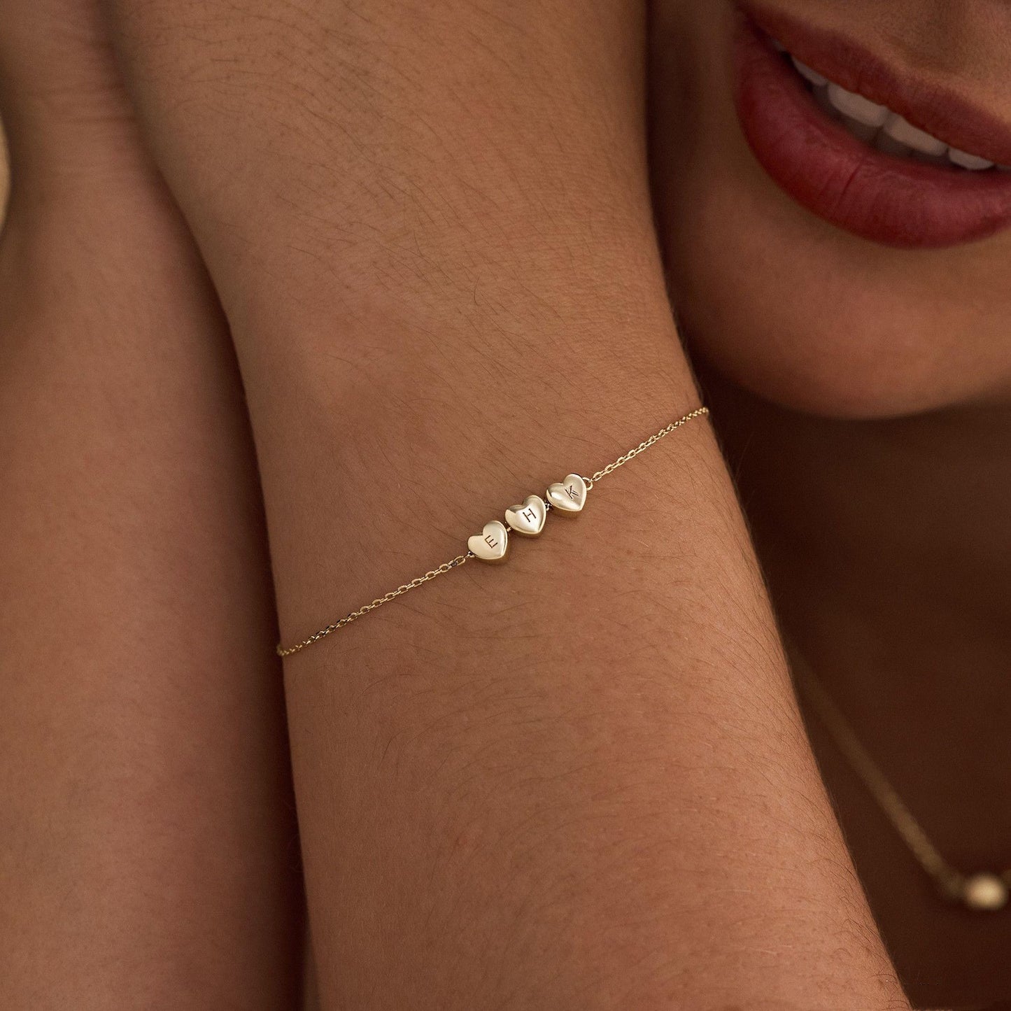 Bracciale cuore acciaio